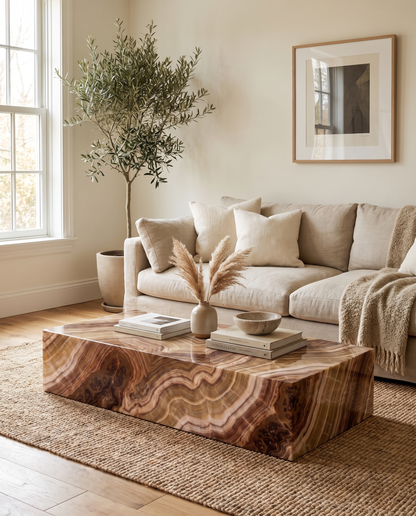 Plinth Grande Coffee Table – Elegant Modern Centerpiece for Stylish Living Spaces