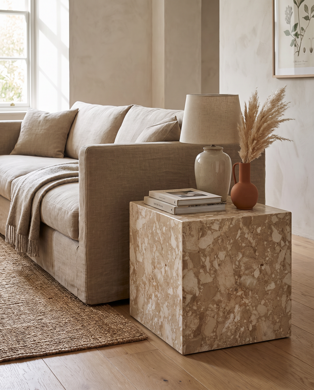Plinth Short Side Table – Final Sale