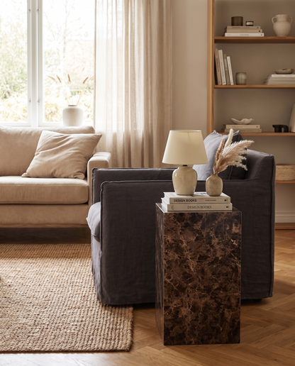 Plinth Side Table – Elegant Modern Accent Table for Stylish Interiors