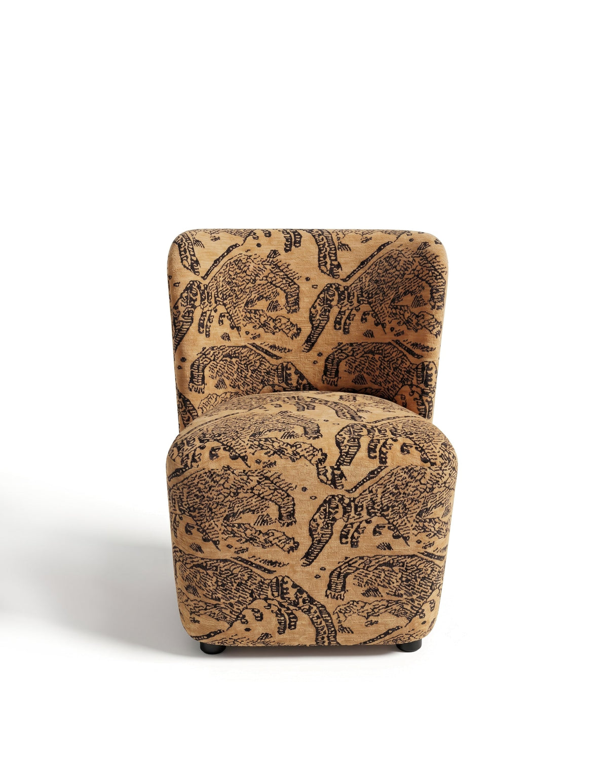 Mykonos Block Base Upholstered Dining Chair