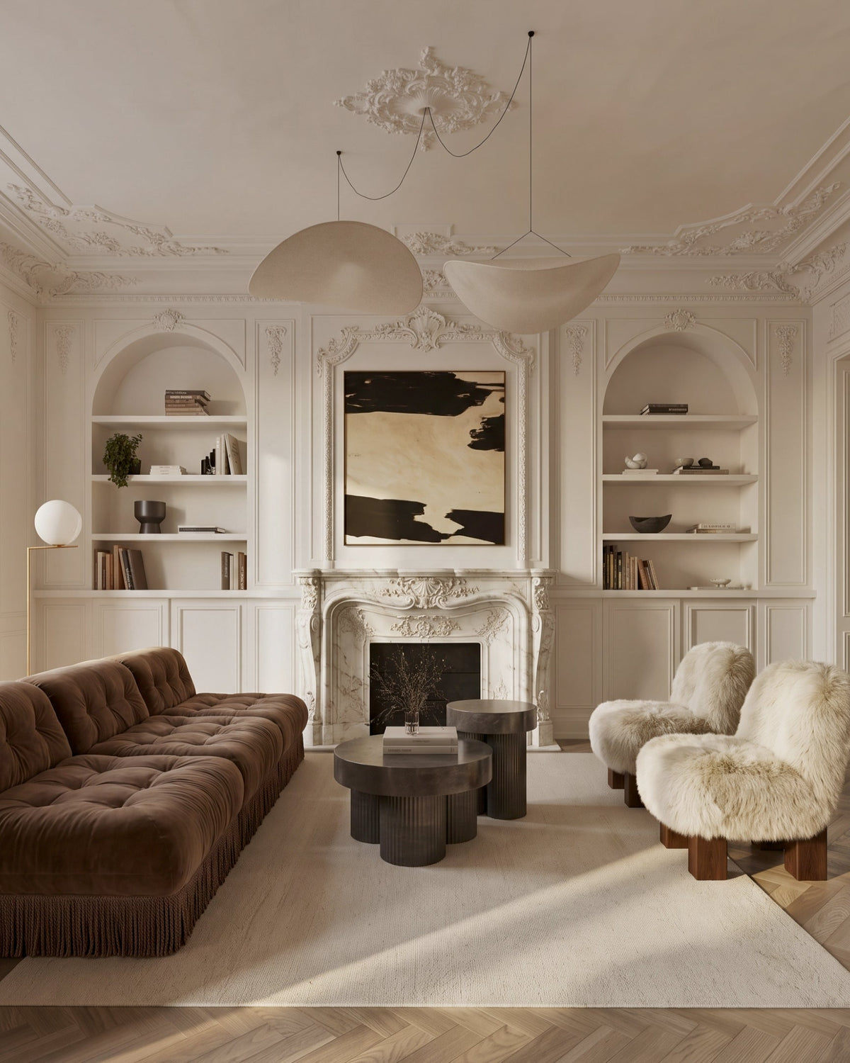 Elegant Noire Sectional Sofa