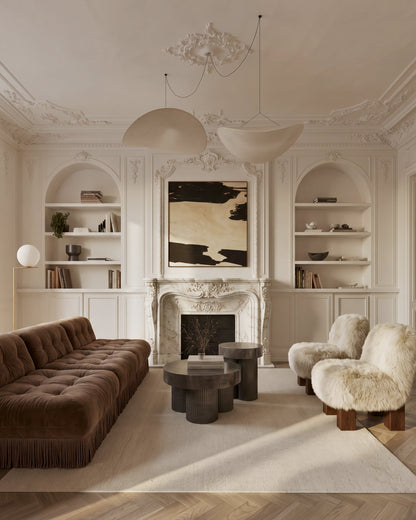 Elegant Noire Sectional Sofa