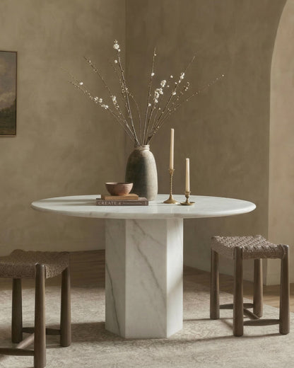Saga Round Dining Table, 47in | FINAL SALE